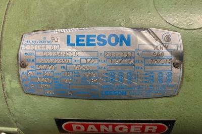 Leeson C6T34NC1C 1/2 HP Blower Motor | Garden City Plastics